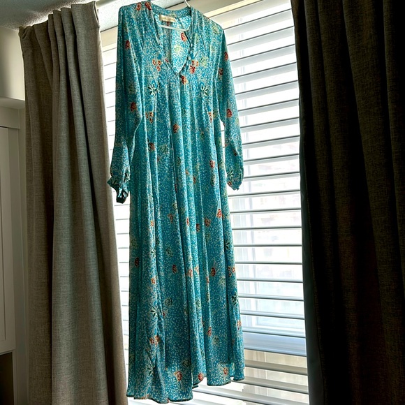 Natalie Martin Silk Fiore Maxi Dress - Picture 2 of 9
